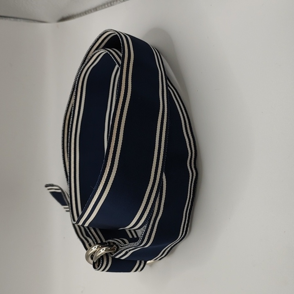 Peter Beaton Blue and White Striped Belt Beach Ribbon Vibe - Picture 4 of 11